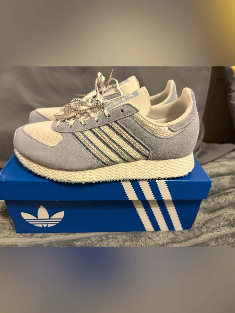 ADIDAS Originals Women’s Light Blue & Cream Atlanta Sneakers